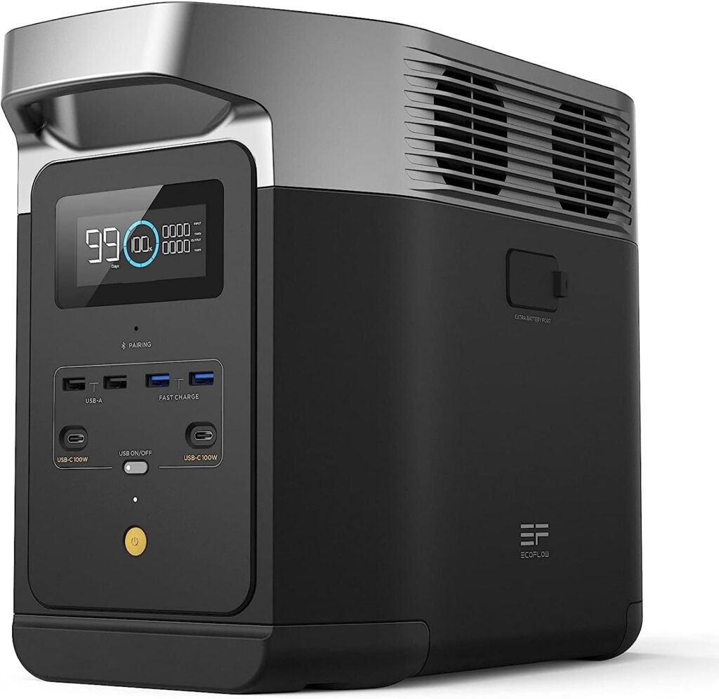 EcoFlow DELTA 2 portable power station for car camping