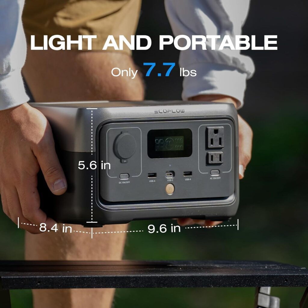 EcoFlow RIVER 2 portable power station for camping