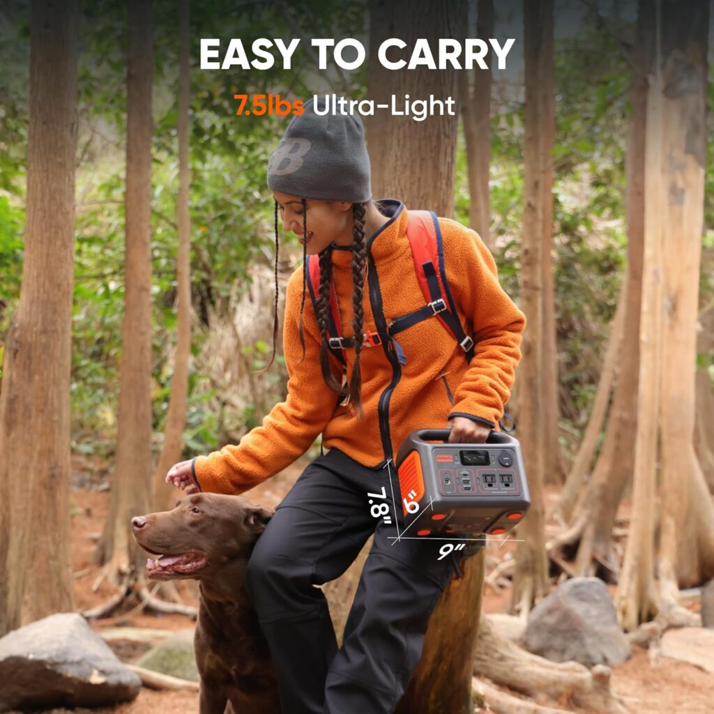 Jackery Explorer 300 portable power station for family camping